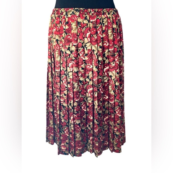 Vintage Volup Leslie Fay Women's Petite Floral Dress Size 16WP - Picture 5 of 15